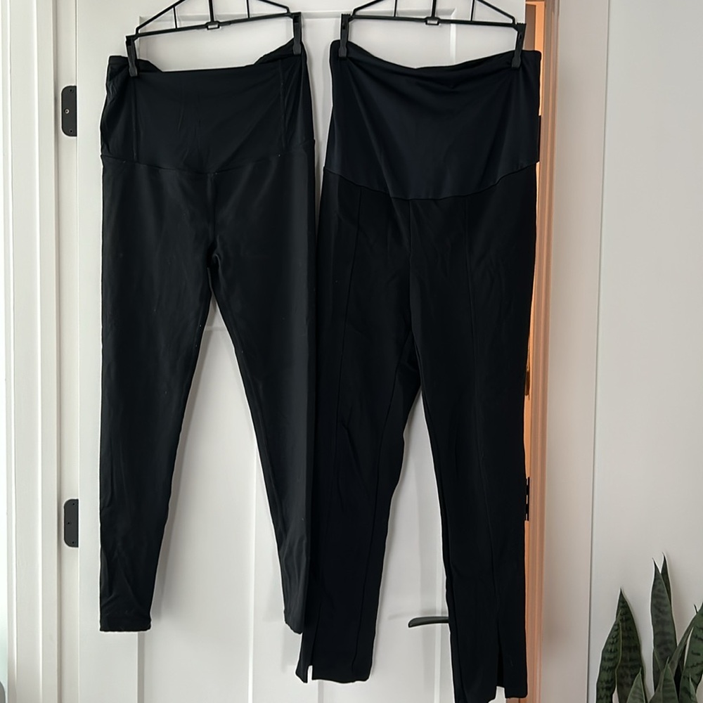 Isabel by Ingrid Isabel target black maternity legging bundle - Small